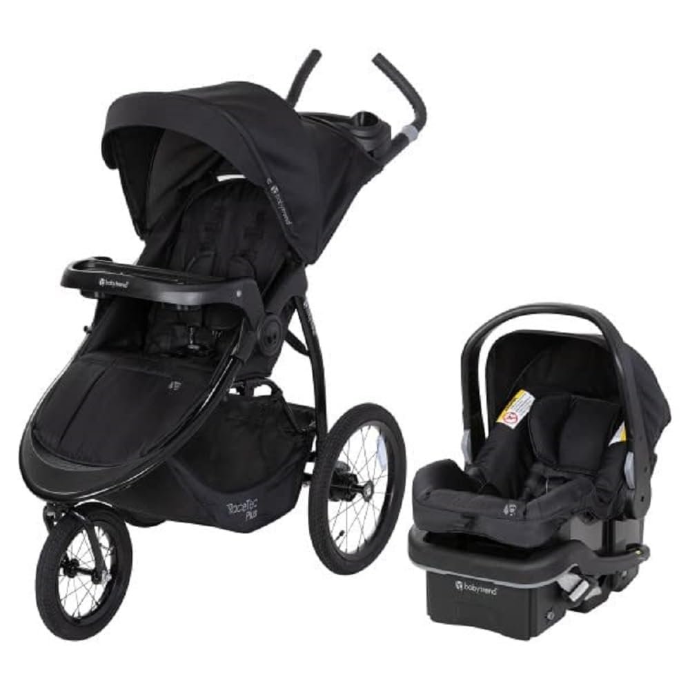 Baby Trend Expedition® Race Tec™ Plus Jogger Travel System with EZ-Lift™ Plus Infant Car Seat, Ultra Black