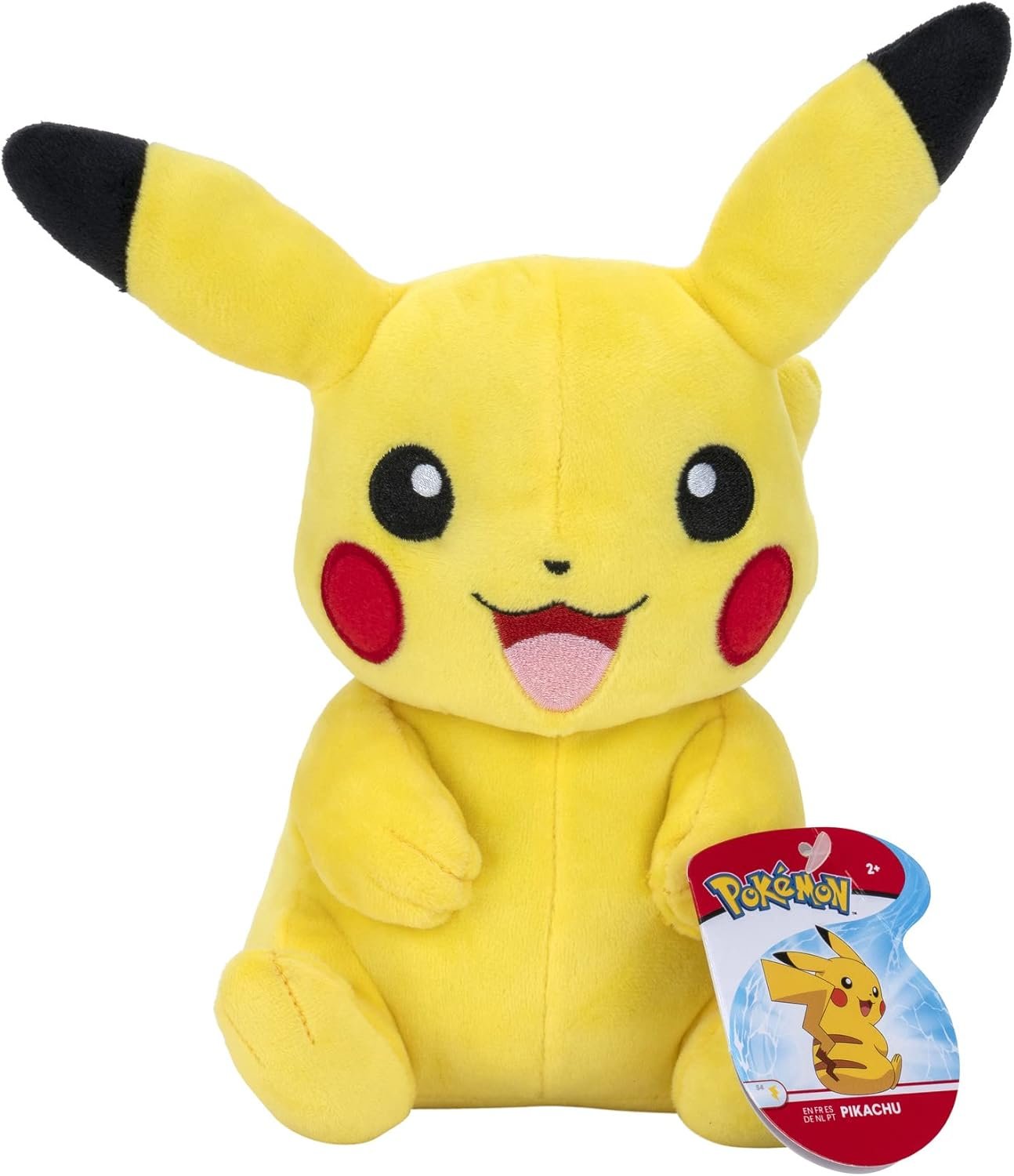 Pokémon Pikachu Plush – 8-Inch Soft Plush with Authentic Details