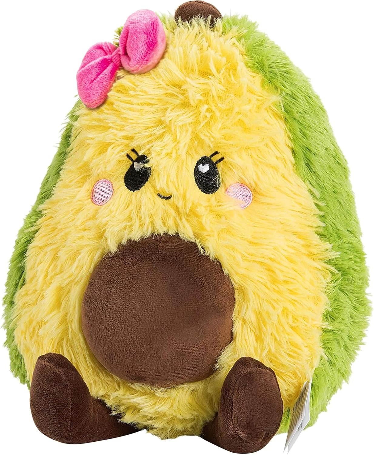 Avocado Microwavable Unscented Heating Pad for Women and Kids- Cute Soft Cozy Pillow Plush Heatable Warm Stuffed Animals – Kawaii Hot and Cold Plushie Food Toy – Avocado Gifts for Girls and Boys