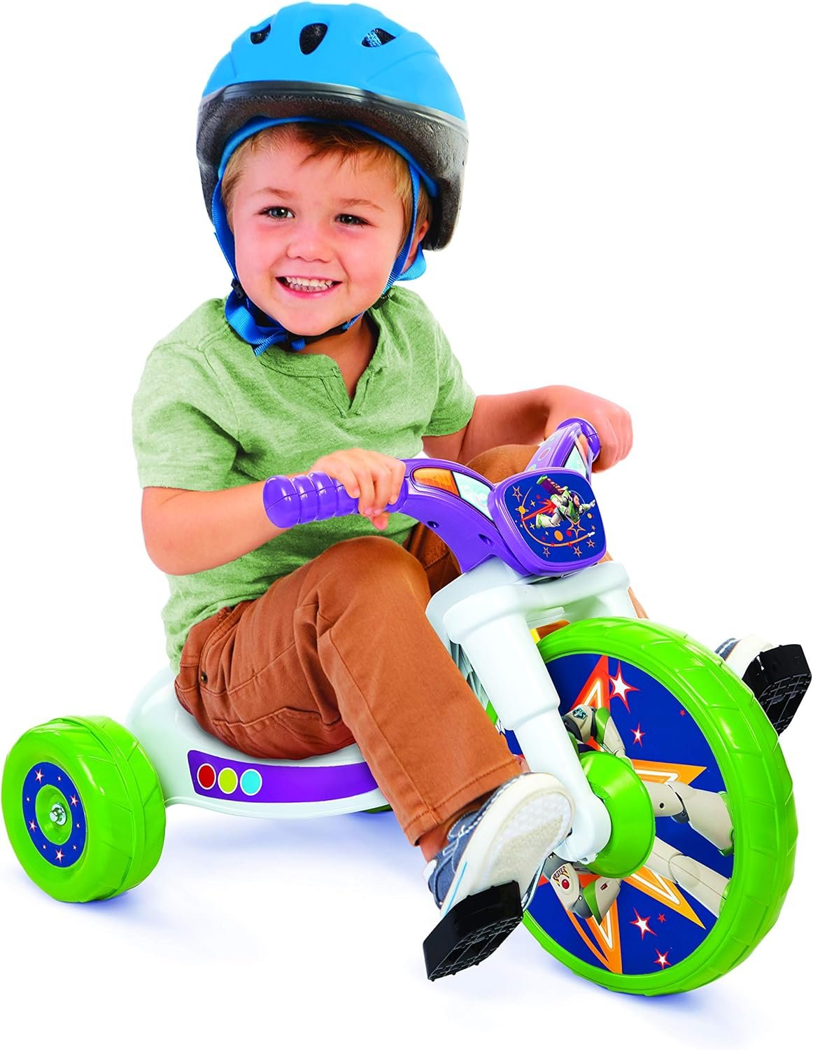 Disney Toy Story Ride-On 10″ Fly Wheels Tricycle with Sounds – Toddler Bike Trike, Ages 18-36M, for Kids 33”-35” Tall – 35 lbs. Weight Limit
