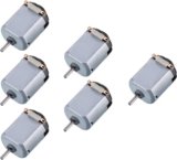 Topoox 6 Pack DC 1.5-3V 15000RPM Mini Electric Motor for DIY Toys, Science Experiments