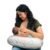 Boppy Nursing Pillow – Ergonomic Bottle & Breastfeeding Pillow with High, Firm, Large Area, Water-Repellent Cushion with Washable Cover; Baby Safety Alliance Verified – Cream Retro Squiggles