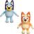 Bluey Bingo Plush Toys Bundle – Exclusive 2-Pack Soft Toys, Deluxe Fabric, Embroidered Detail, Plush Characters for Show Time or Story Time