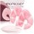 Momcozy Larger Breast Therapy Packs, Hot and Cold Breast Pads with 2 Soft Covers, Breastfeeding Essentials，2 Pack，Pink