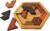 KINGZHUO Hexagon Tangram Puzzle Wooden Puzzle for Children and Adults Challenging Puzzles Wooden Brain Teasers Puzzle for Adults Puzzles Games Family Portable Brain Games Tangrams for Adults