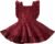 Karuedoo Baby Girls Velvet Suspender Skirt Infant Toddler Ruffled Casual Strap Sundress Summer Outfit Clothes