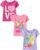 The Children’s Place,Baby Girls,and Toddler Dinos Short Sleeve Graphic T-Shirts,Multipacks,Purple Dinos/Pink Dinos/Love 3-Pack,5 Years